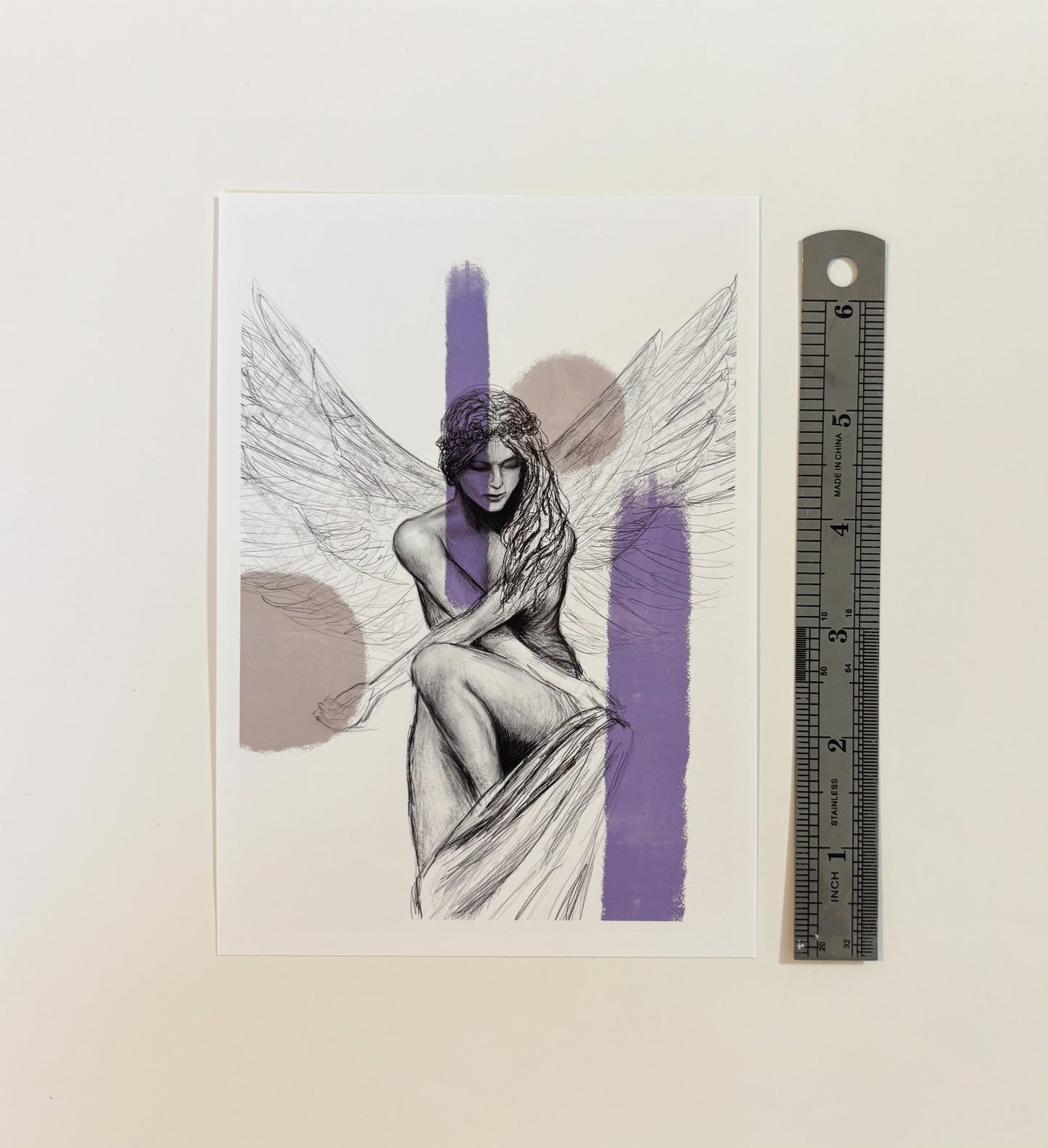 “Deconstructed Angel” Art Print 5x7