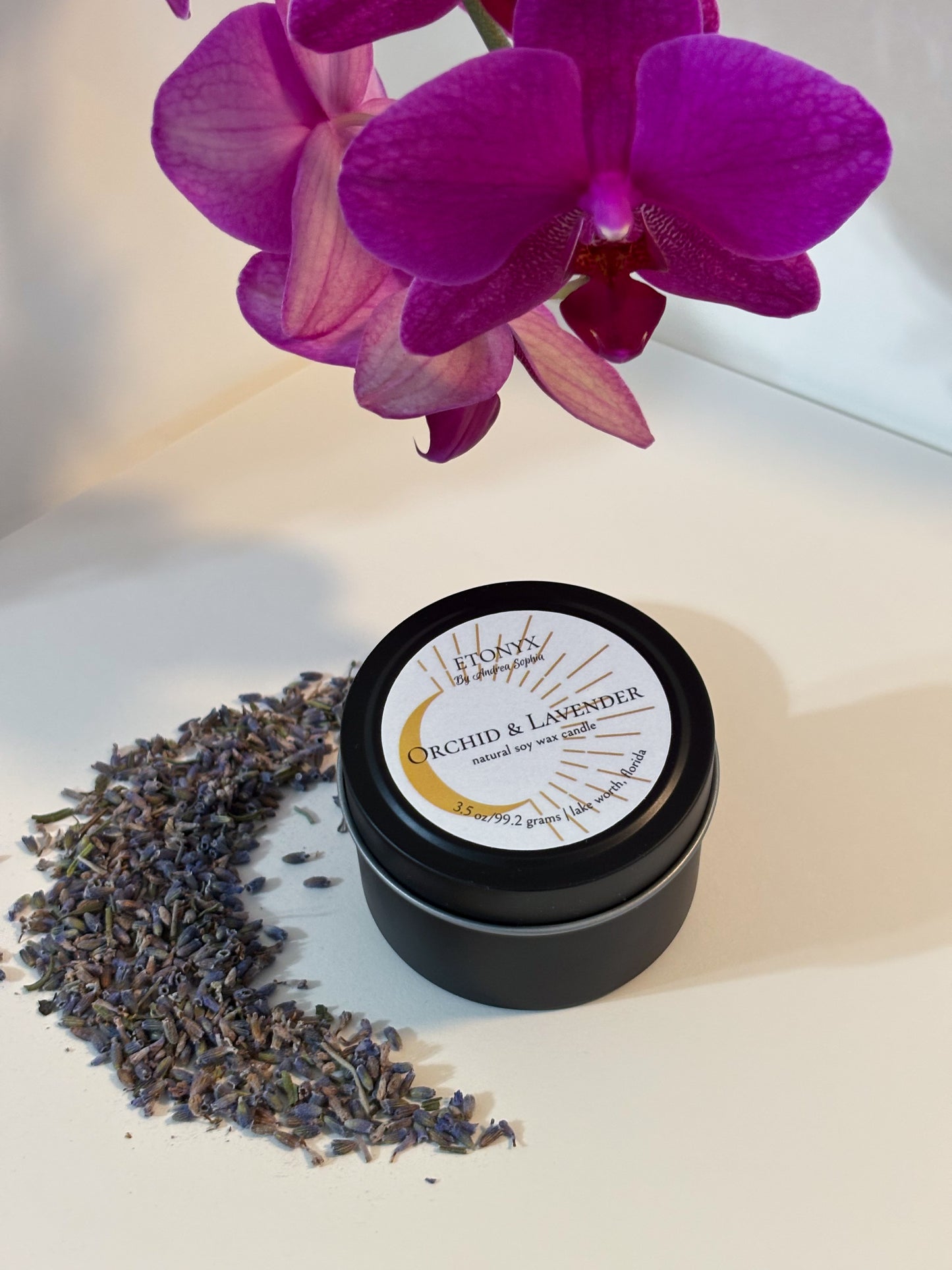 Orchid and Lavender 3.5oz Soy Candle