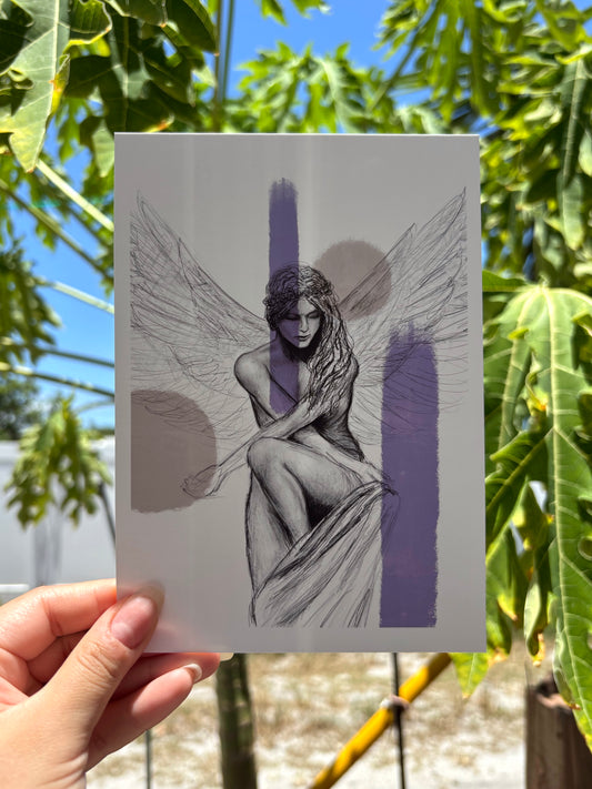“Deconstructed Angel” Art Print 5x7