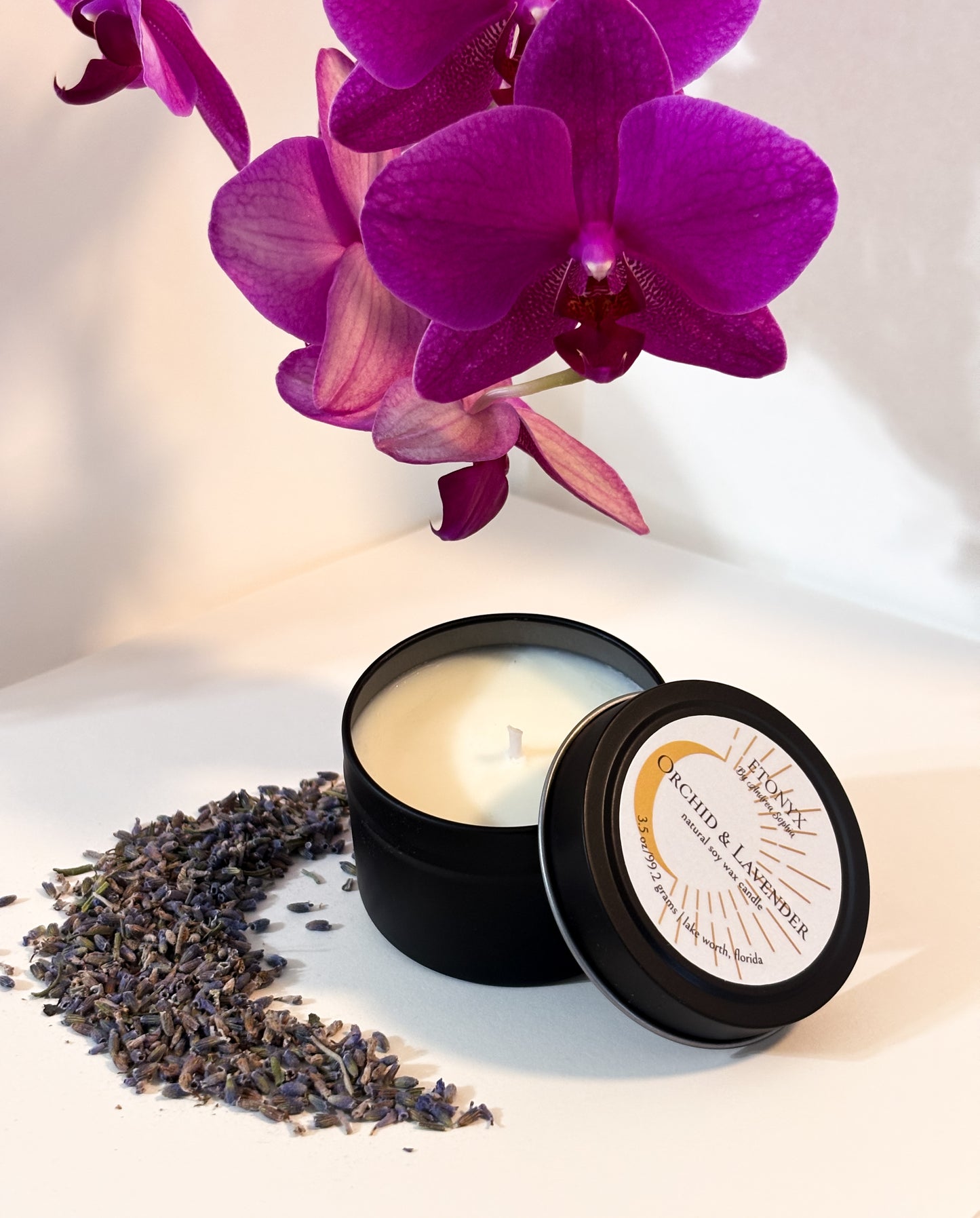 Orchid and Lavender 3.5oz Soy Candle
