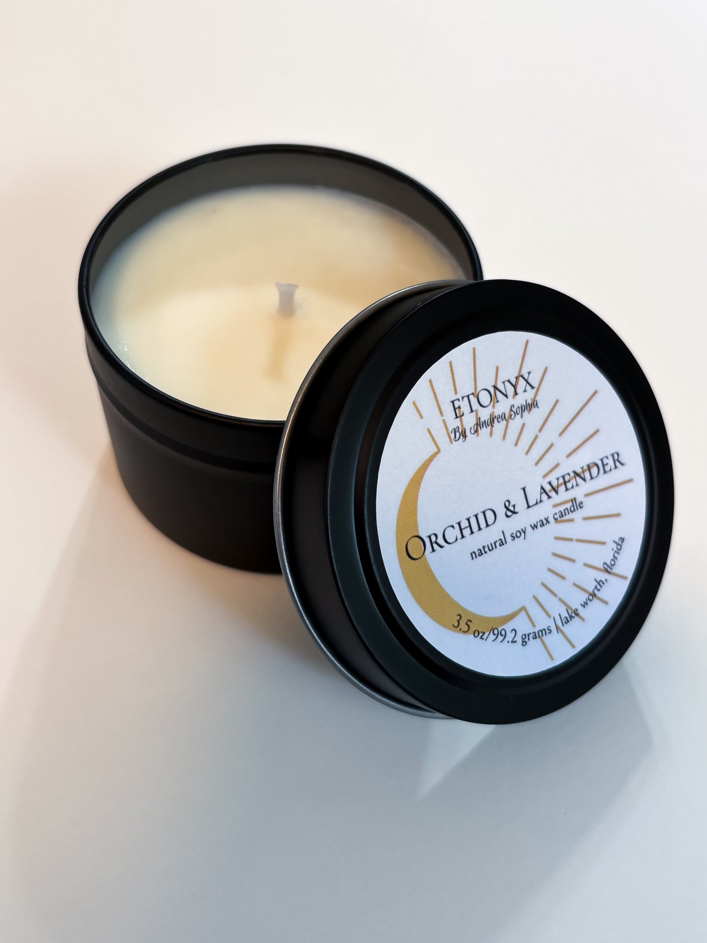 Orchid and Lavender 3.5oz Soy Candle