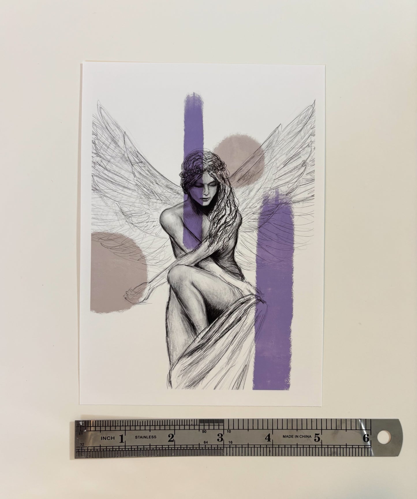 “Deconstructed Angel” Art Print 5x7